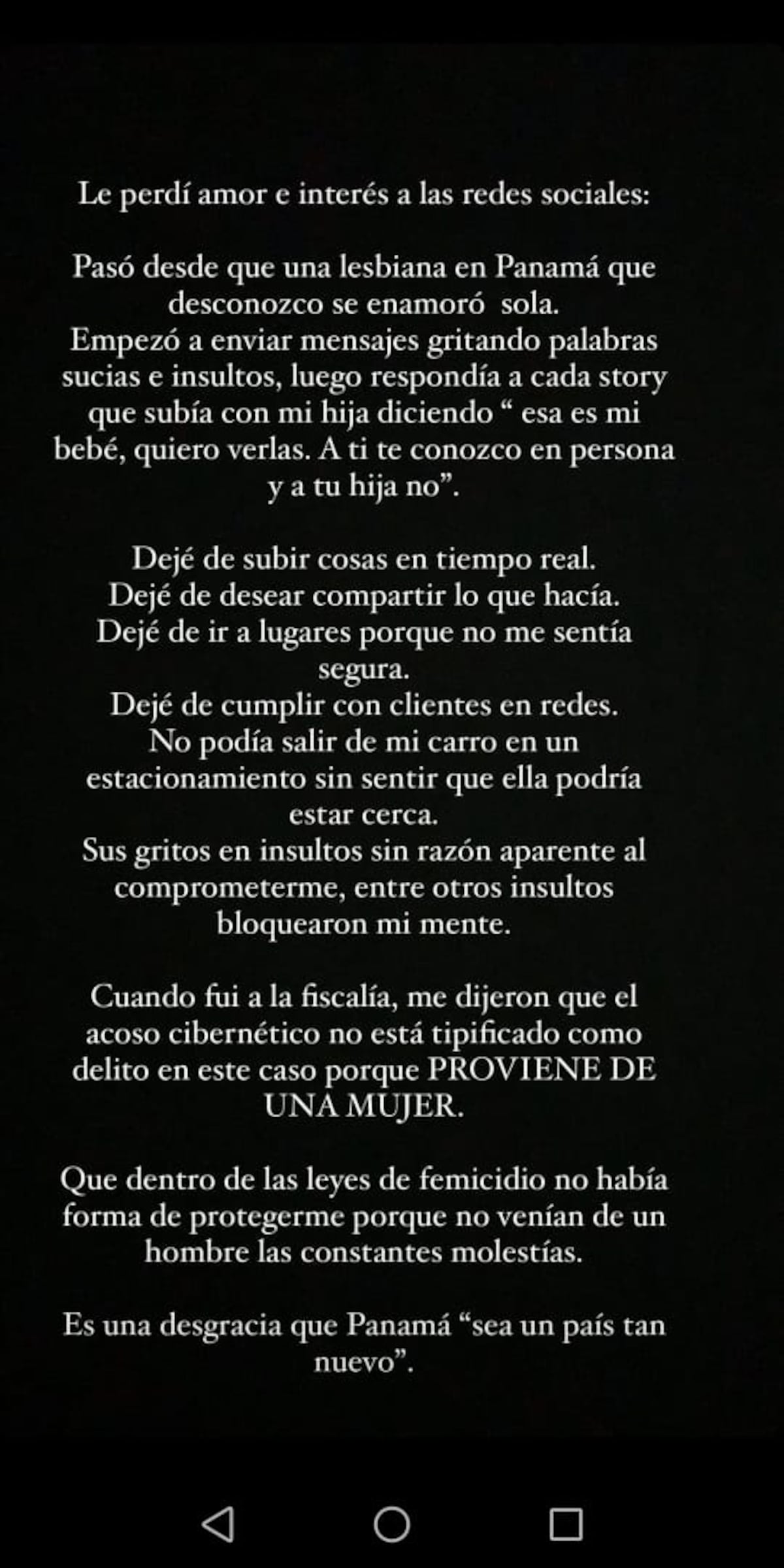 Expresentadora cuenta el infierno que pasó con otra mujer que se enamoró de ella, la acosó y hasta amenazó de muerte