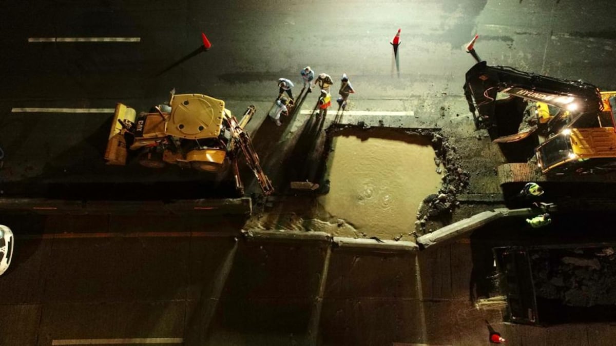 Daño pluvial en el Corredor Norte causará tranques hasta el miércoles