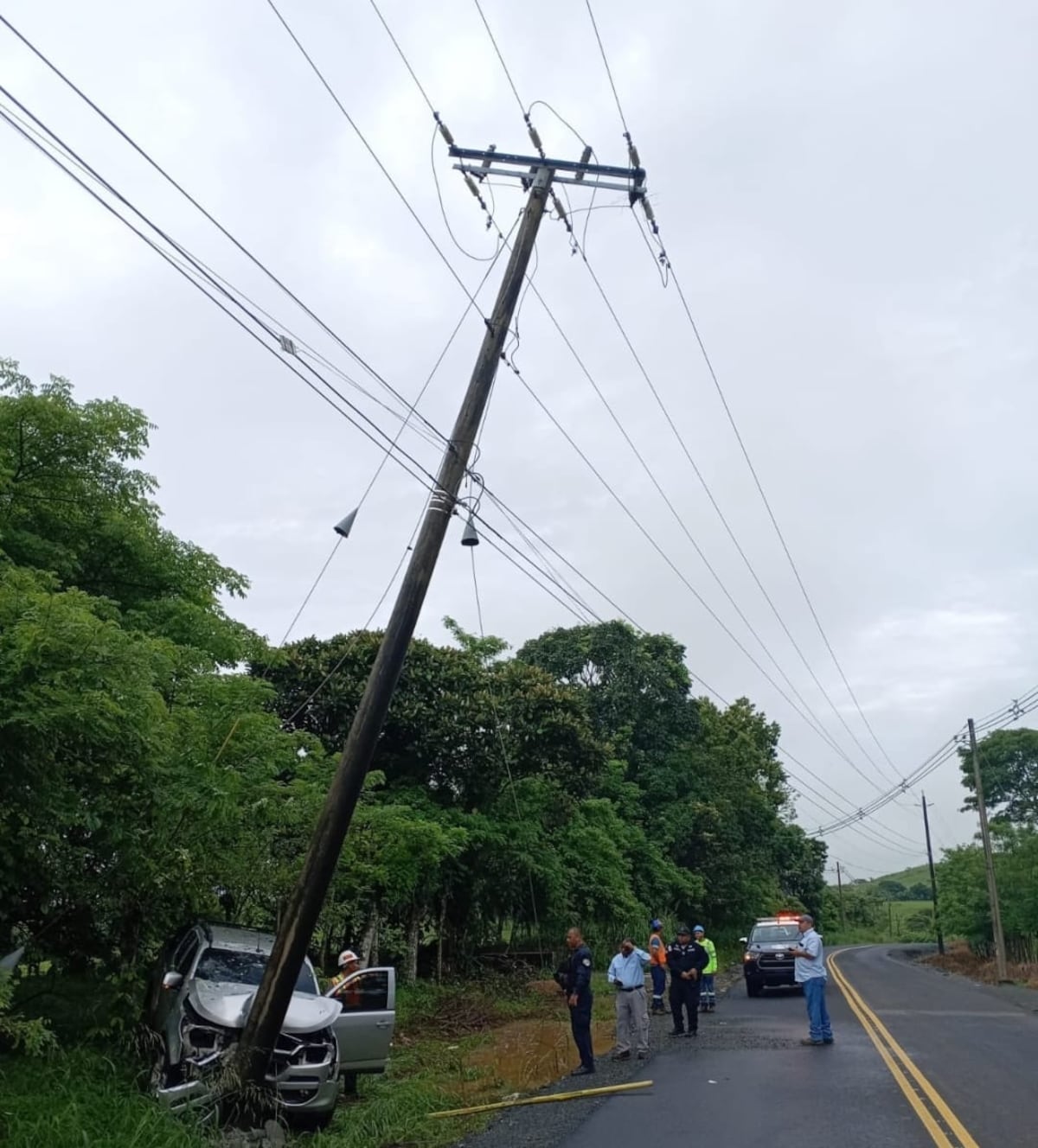 Se fue la luz en Panamá Oeste: Un choque dejó a varios barrios sin electricidad
