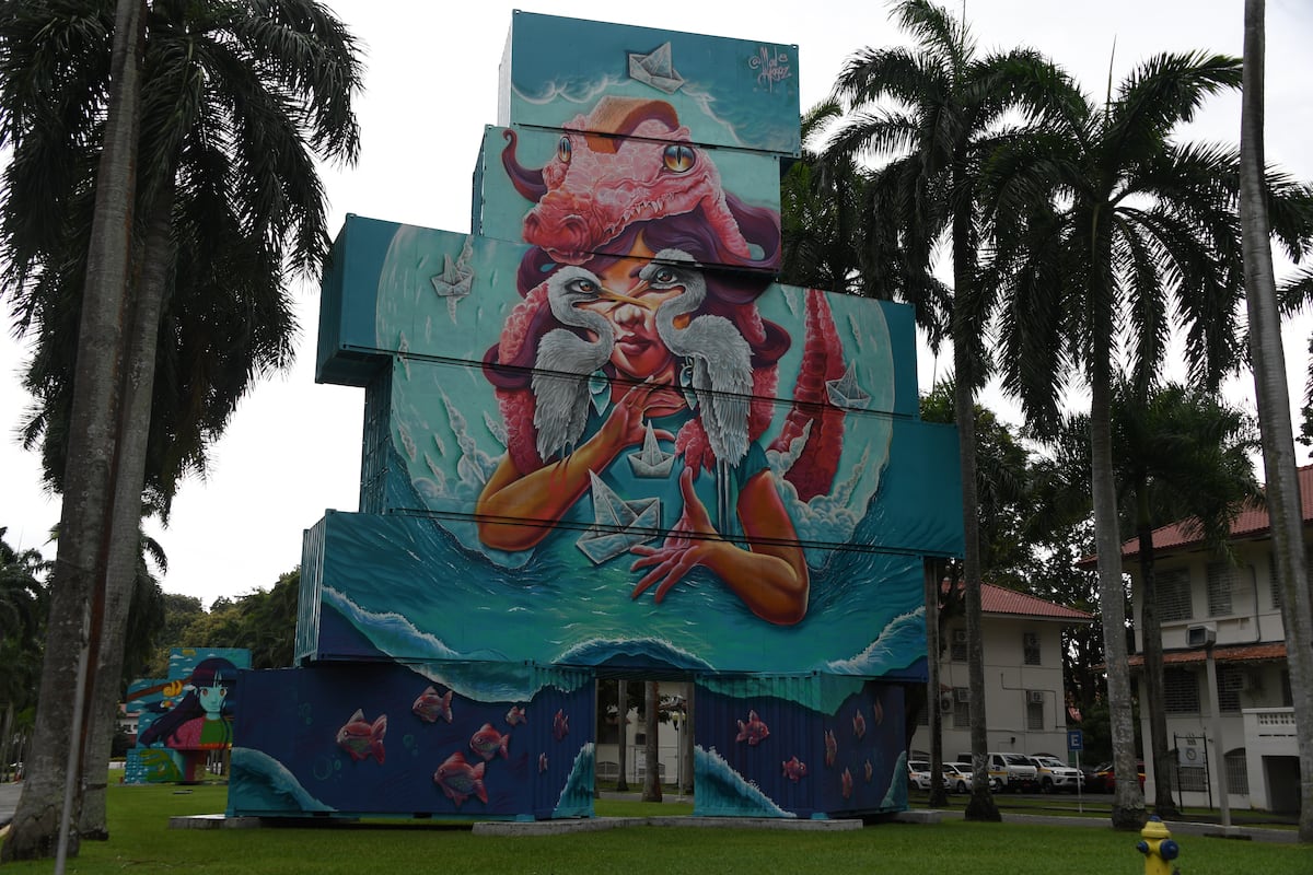 La obra de arte que se hizo para el Verano del Canal quedará de forma permanente para que la disfruten +Fotos