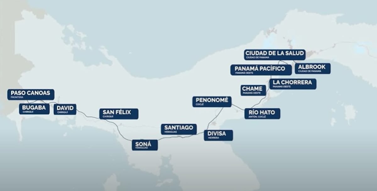 Presidente Mulino presenta trazado del tren Panamá-David