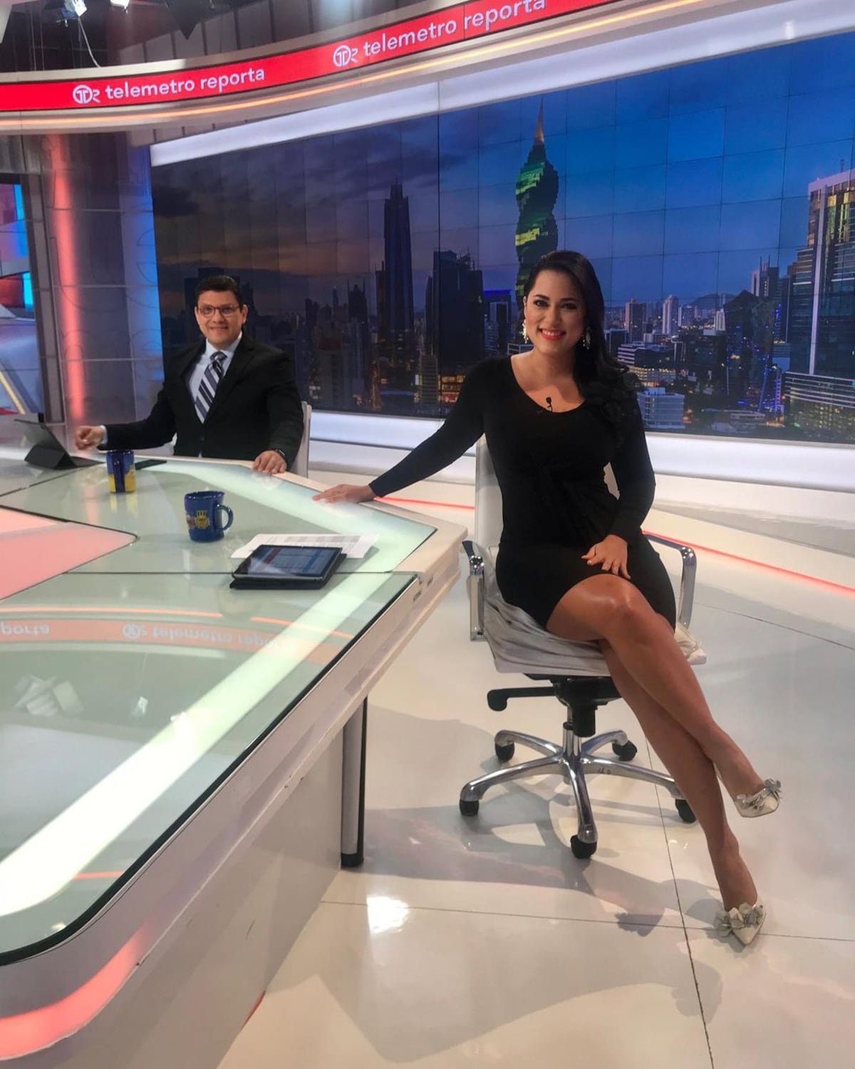 Presentadora de TV habla desde el confinamiento. La covid-19 la tiene lejos de las cámaras