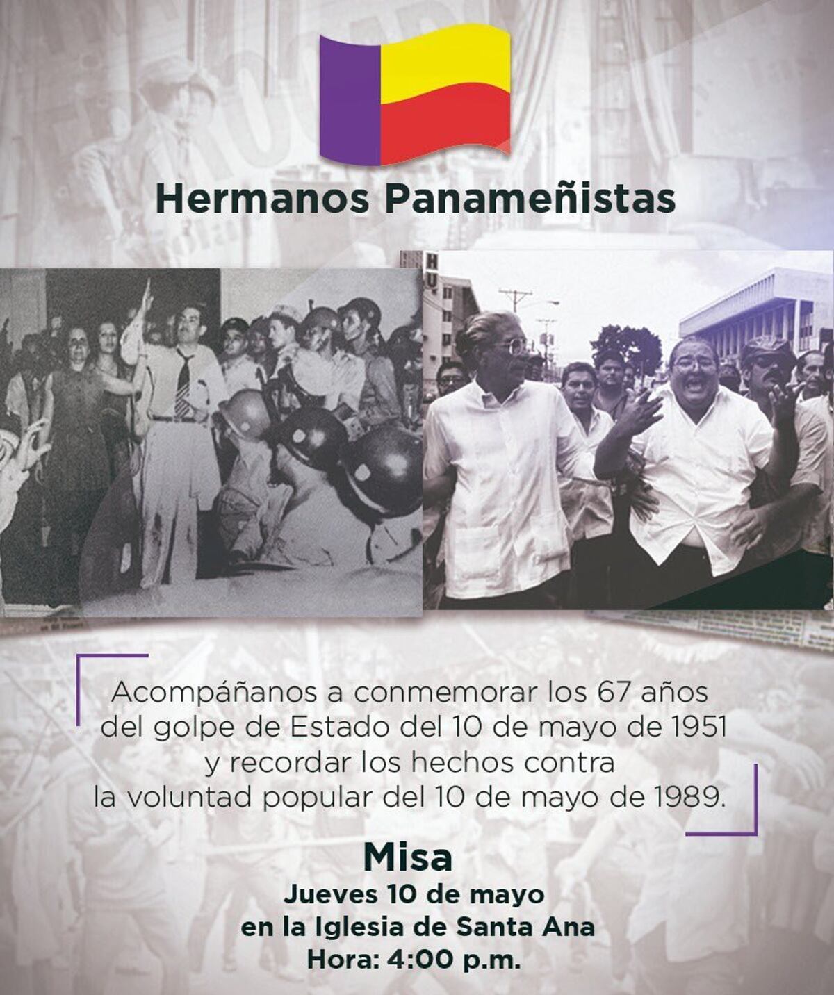 La Iglesia católica se desliga del panameñismo y lamenta el desliz político