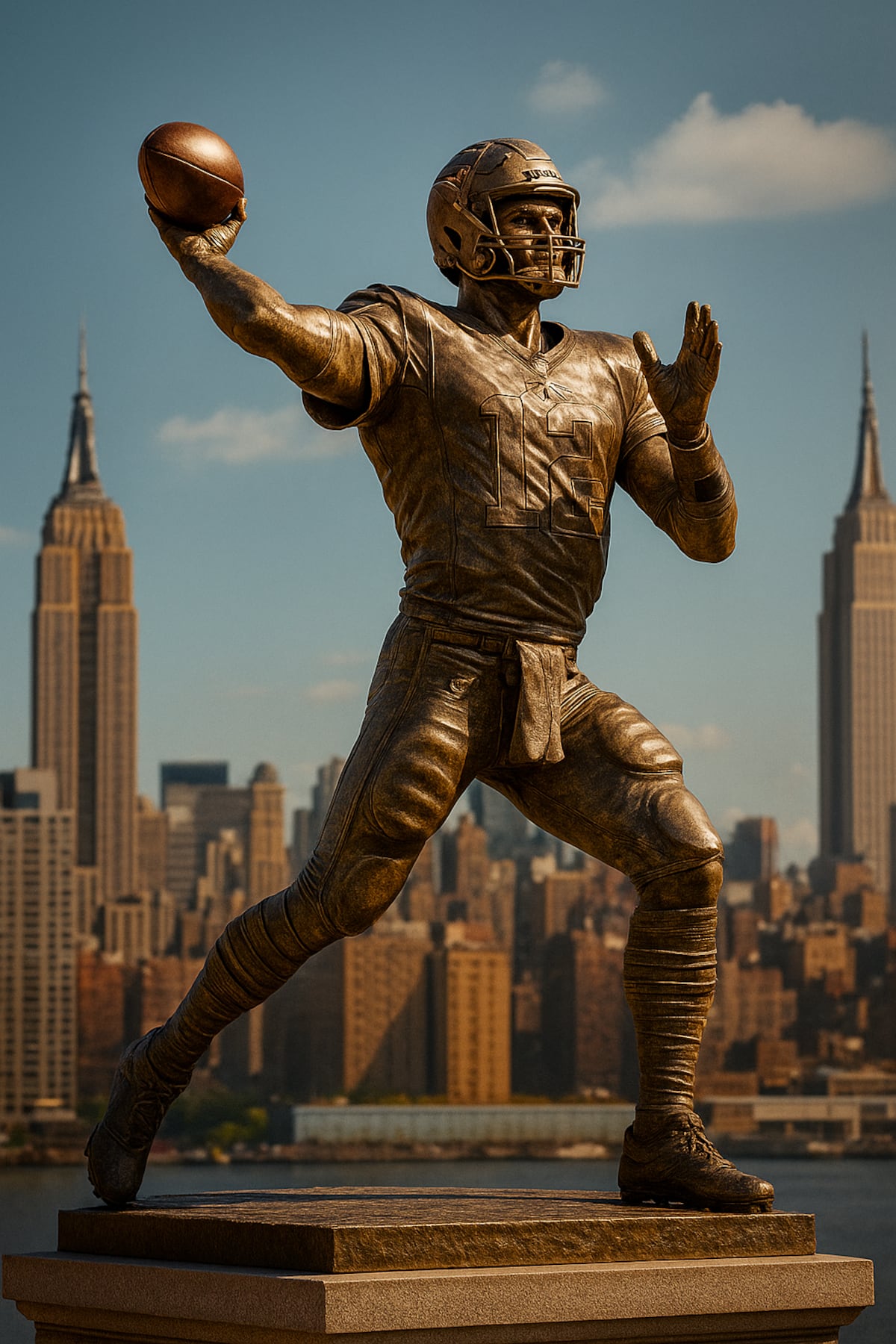 ¡Tom Brady inmortal! Patriots le levantarán estatua de 12 pies en su honor