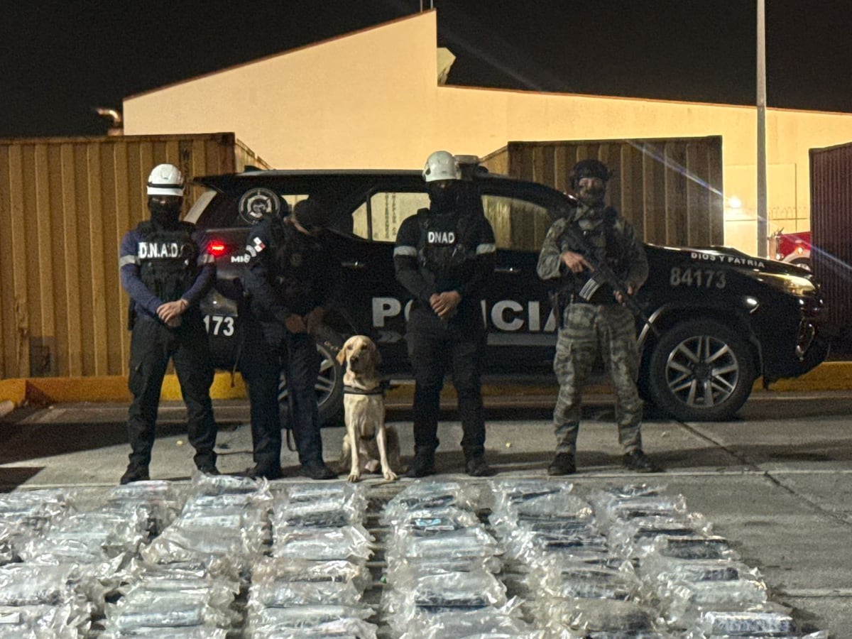 Cargamento de droga proveniente de EE.UU. fue interceptado en Panamá