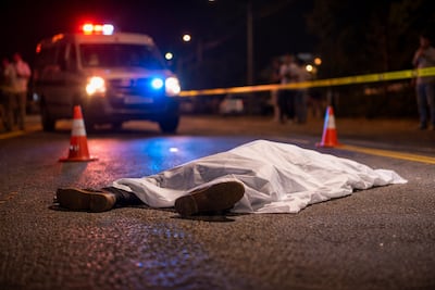 Cruzó la calle y no logró salvarse: fatal accidente en Pedregalito