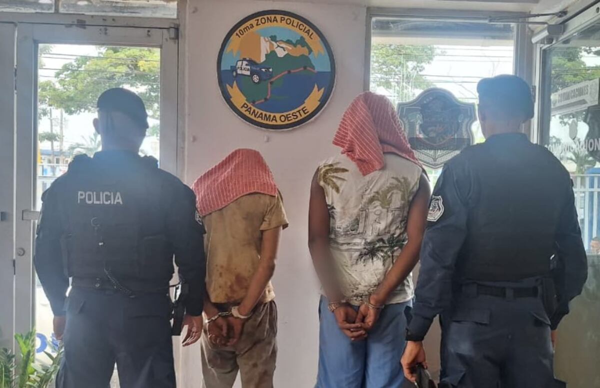 Los pillaron en El Coco: capturan a asaltantes de parada en La Chorrera