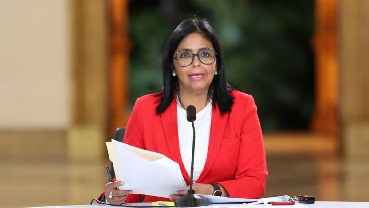 Delcy Rodríguez rechaza acusaciones de vicepresidenta colombiana contra el presidente Maduro