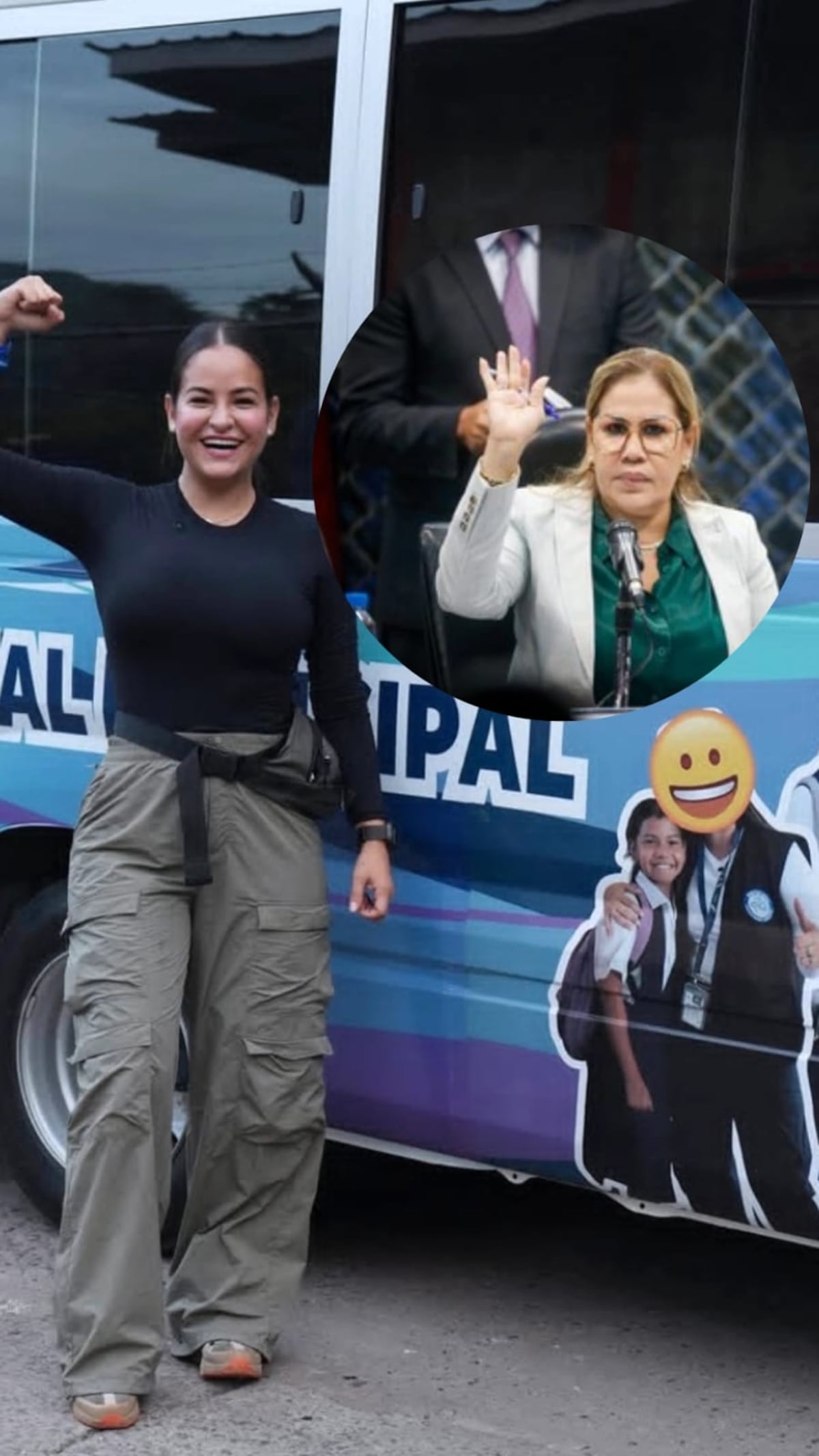 EL QUE TOCA AQUÍ, TOCA CARA: Shirley Castañeda le cae a Stefany Peñalba por buses con su imagen