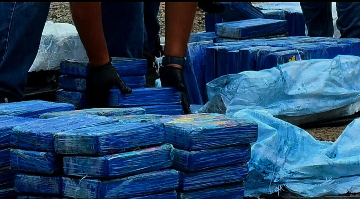 Perfilamiento en Bayano. Iba cargado de plátanos verdes, pero escondía un secreto: hallan 300 paquetes de presunta droga