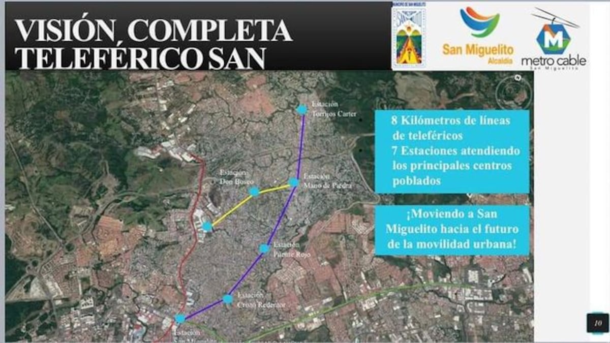 Proyecto.Teleférico en San Miguelito movilizaría 3 mil personas por hora