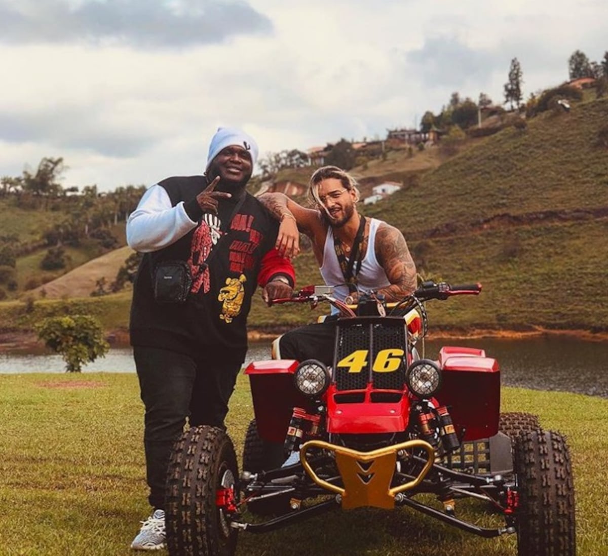 Maluma a Sech: ‘Te quiero, Peluche’. Mira la respuesta del colonense