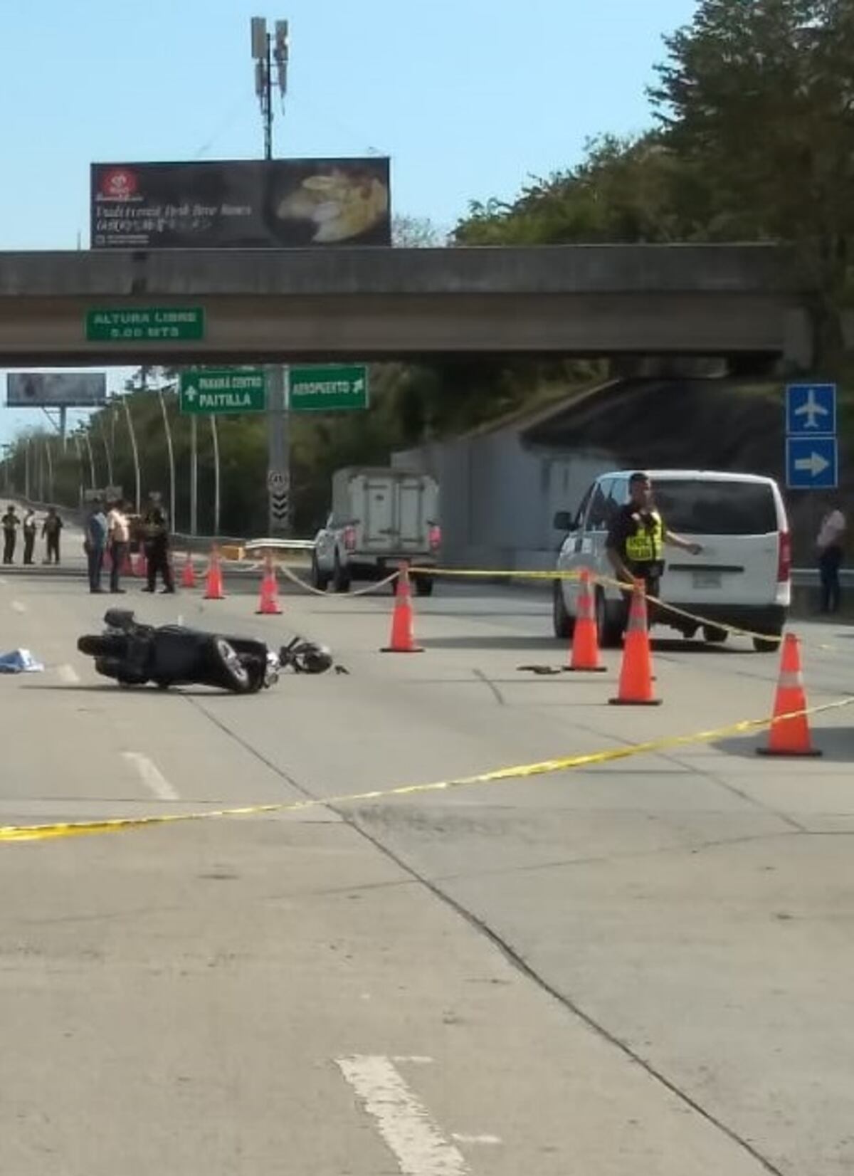 Menor de 12 años muere en accidente de moto en el Corredor Sur. Video