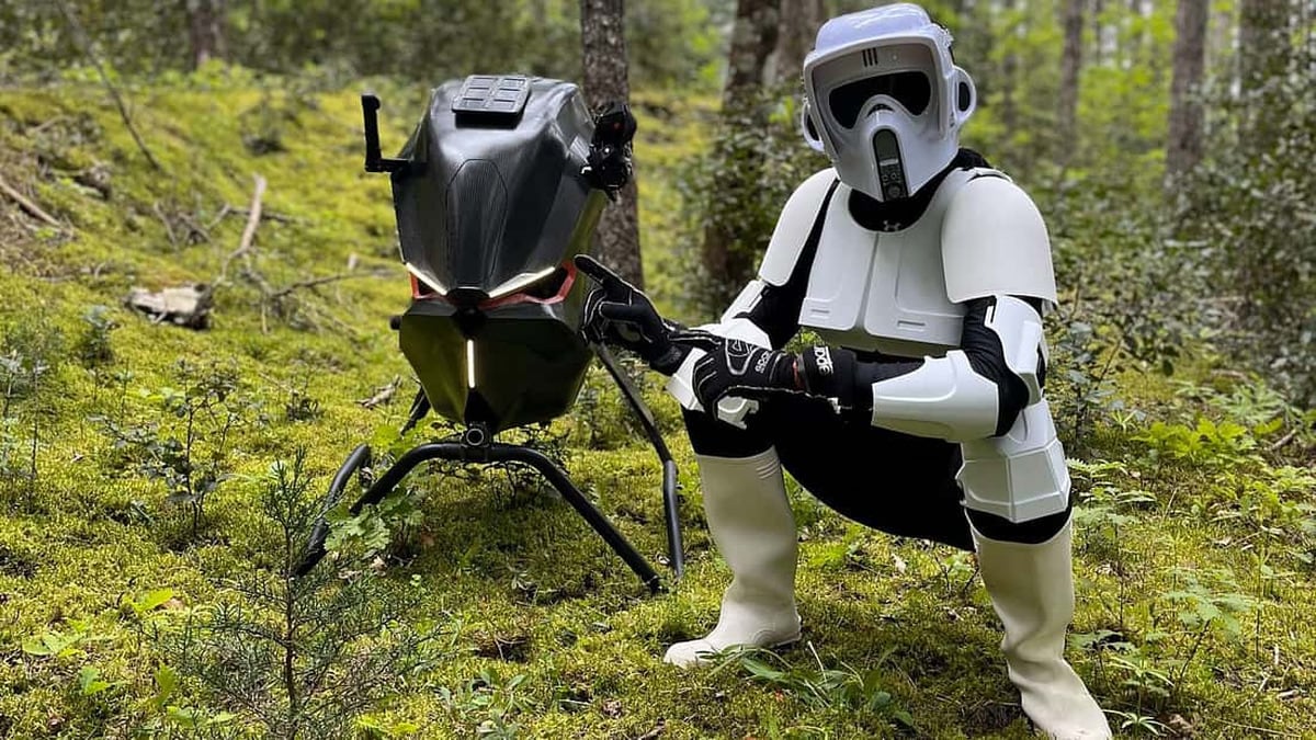 ¡Como en El Retorno del Jedi! La moto de los soldados imperiales ahora existe