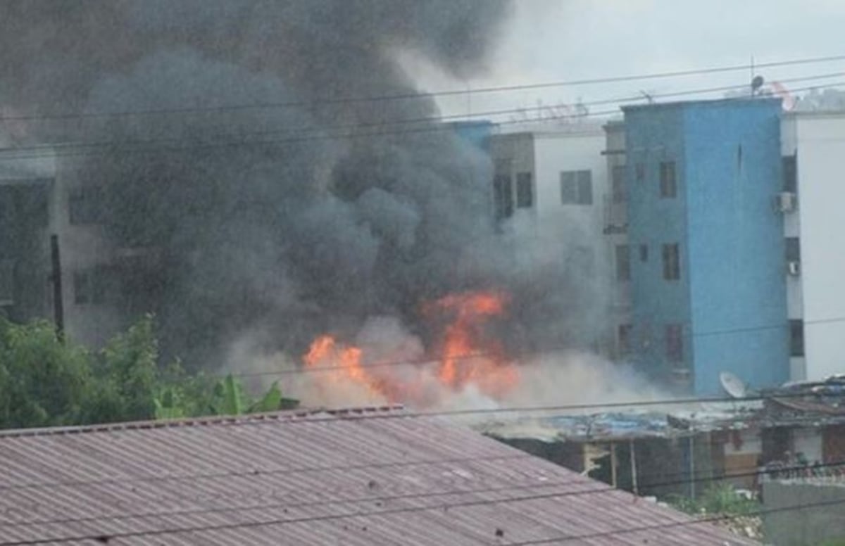 ¡ARDEN EN LLAMAS! 15 apartamentos en Curundú | VIDEOS 