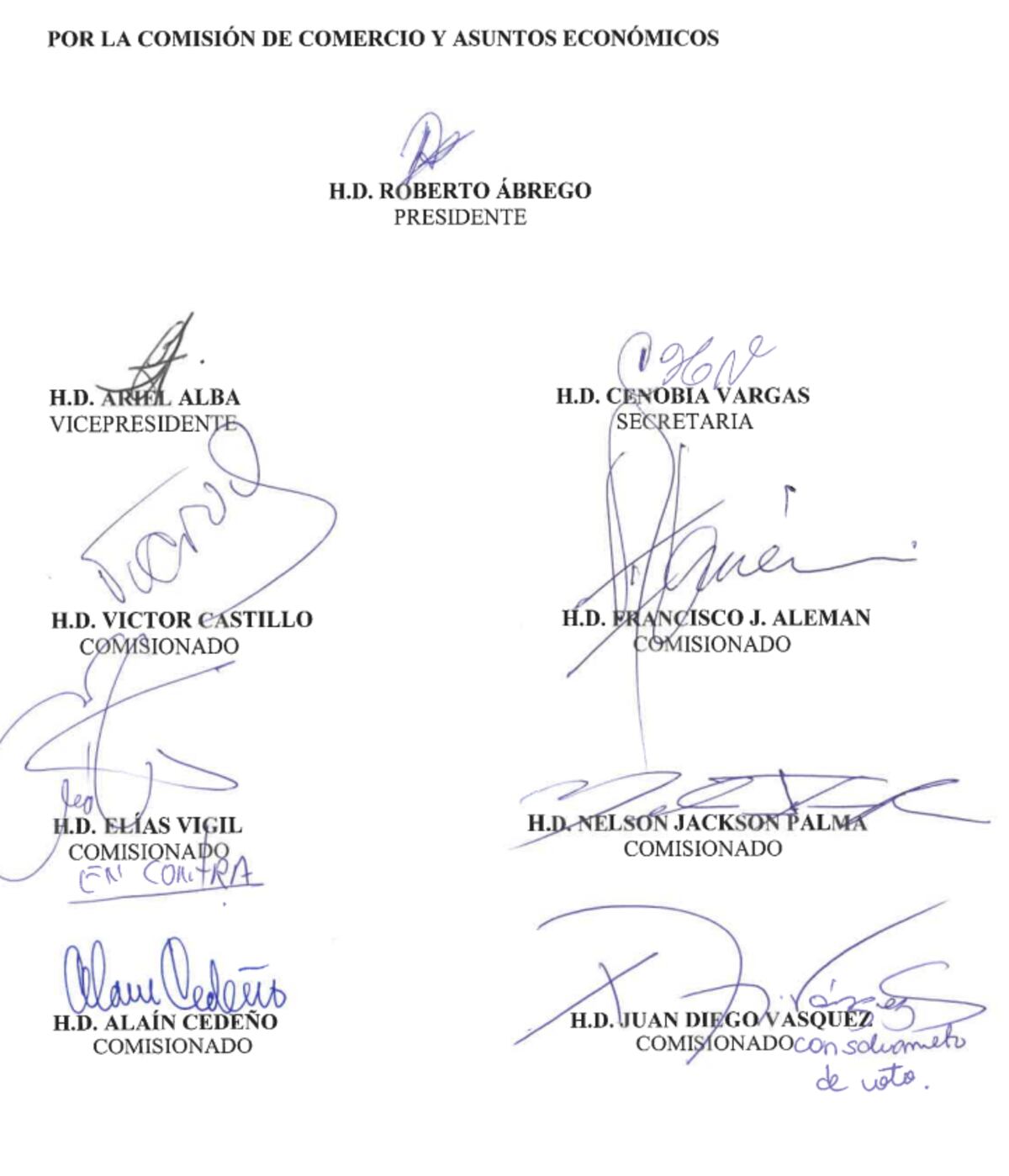 La Comisión de Comercio aprueba derogar el contrato minero y la de Gobierno avala la consulta pública 