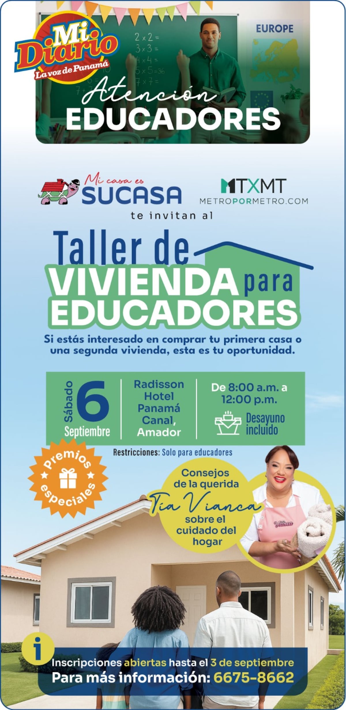 Grupo SUCASA y Mi Diario ofrecieron taller gratuito para maestros