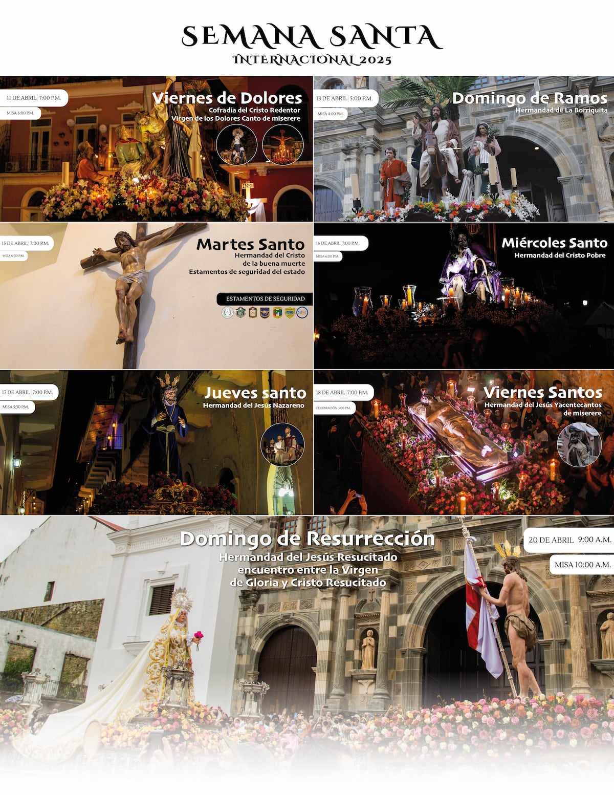 Historia y fe: Así se vivirá la Semana Santa 2025 en el Casco Antiguo