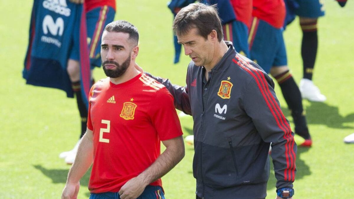 Lateral del Madrid asegura que Lopetegui es el mejor entrenador que ha tenido