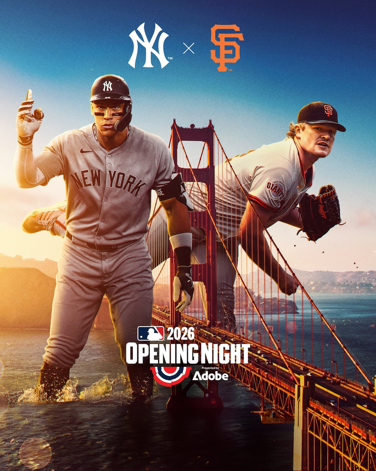 Yankees vs Giants abre la MLB 2026 con debut histórico en streaming