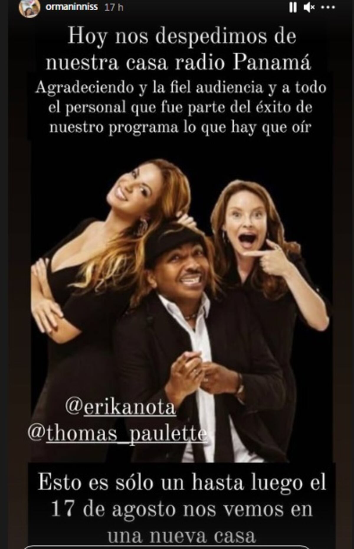 Orman, Erika Nota y Paulette Thomas dejan Radio Panamá. Negocian con Medcom