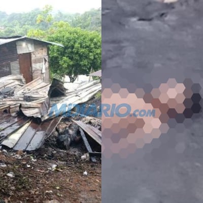 Detonaciones, una quebrada y una casa quemada: dos hombres fueron encontrados muertos en Guna Nega