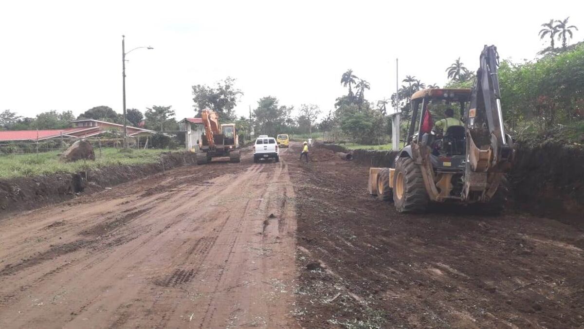 Así avanzan los trabajos en la carretera la Concepción en Chiriquí, serán varias comunidades impactadas