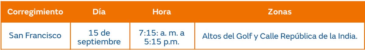 Trabajos de mantenimiento en la red eléctrica  Del 9 al 15 de septiembre de 2024