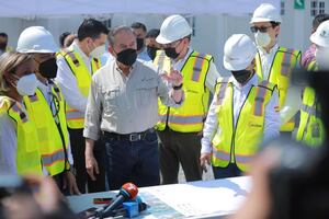 Presidente pide velocidad en la construcción del Hospital del Niño