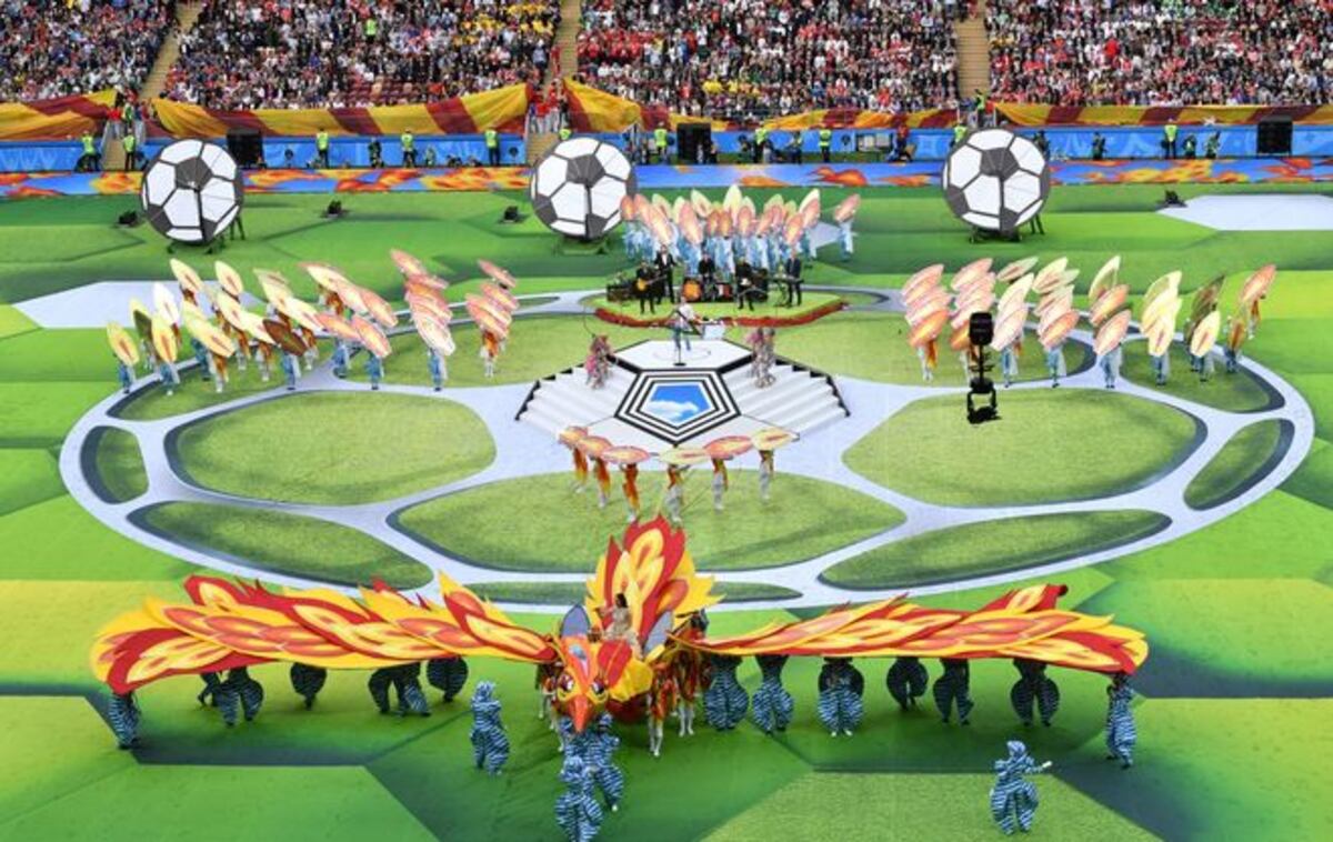 Así fue la ceremonia de inauguración del Mundial de Rusia en el Estadio Luzhniki