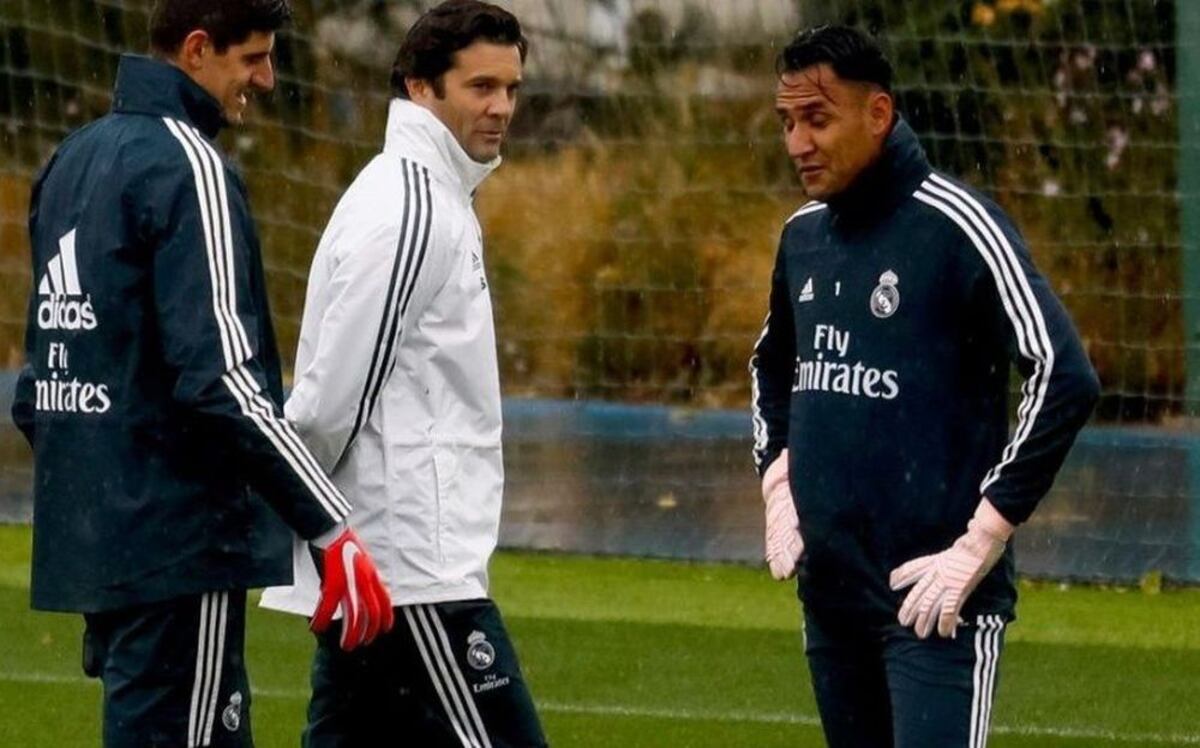 Solari le cierra las puertas a Keylor en el Madrid