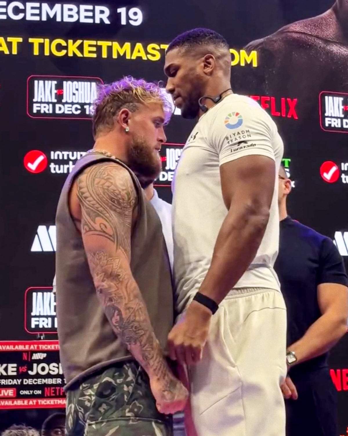 Jake Paul se juega el respeto ante Anthony Joshua en Miami