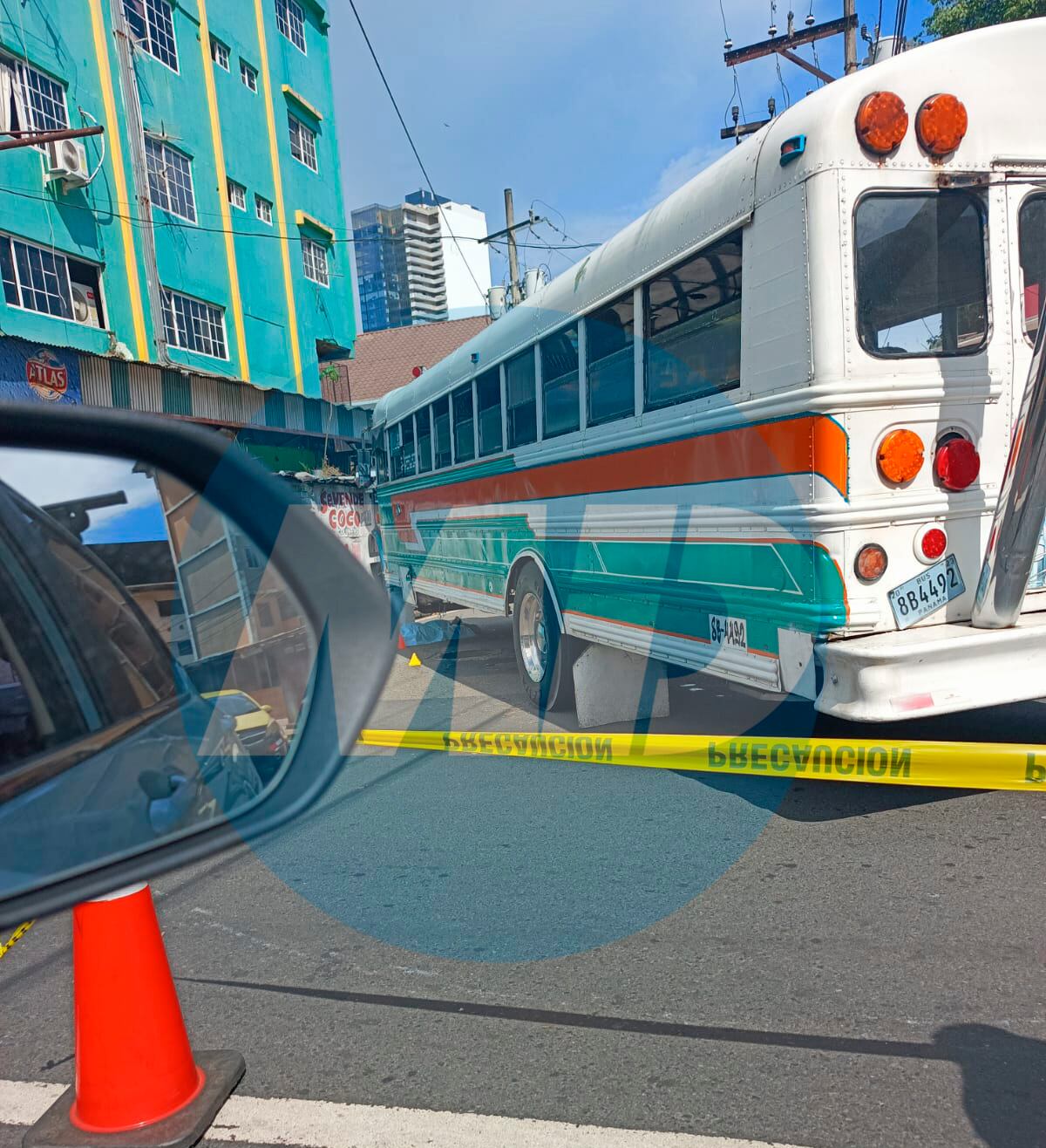 Adulta mayor muere atropellada por bus Diablo Verde en Calidonia