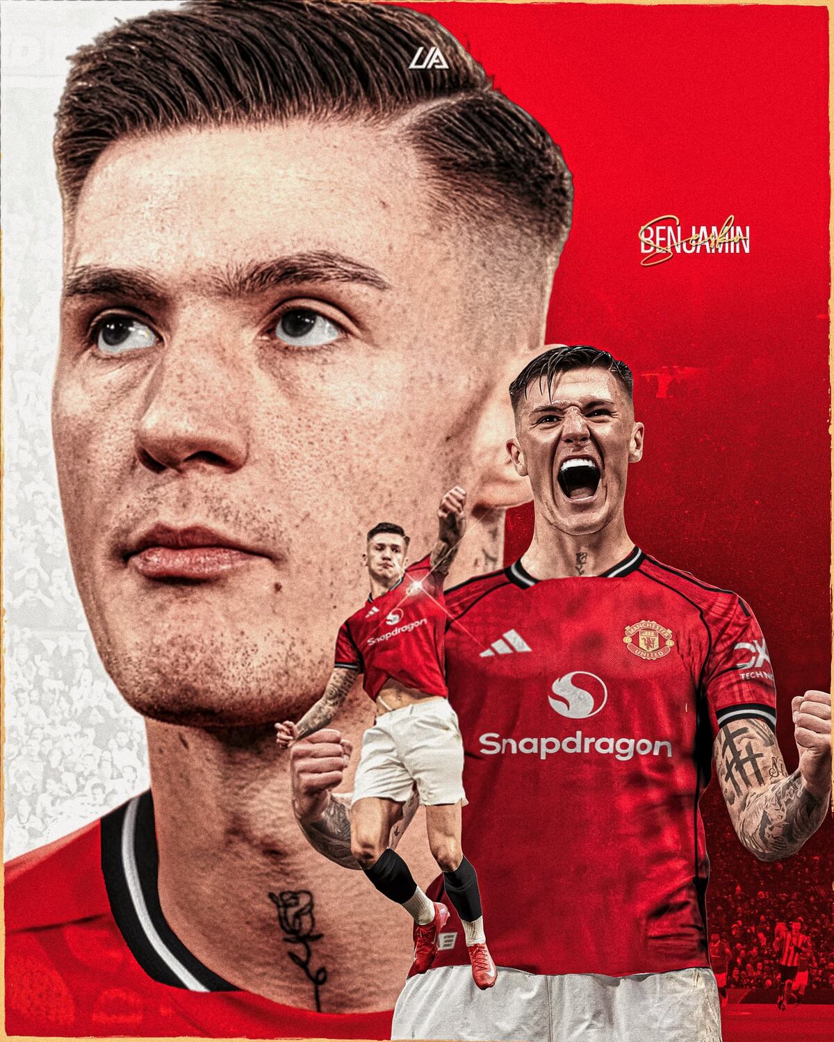 ¡Old Trafford tiene una nueva estrella! El Manchester United ficha a Benjamin Sesko por $92.5 millones