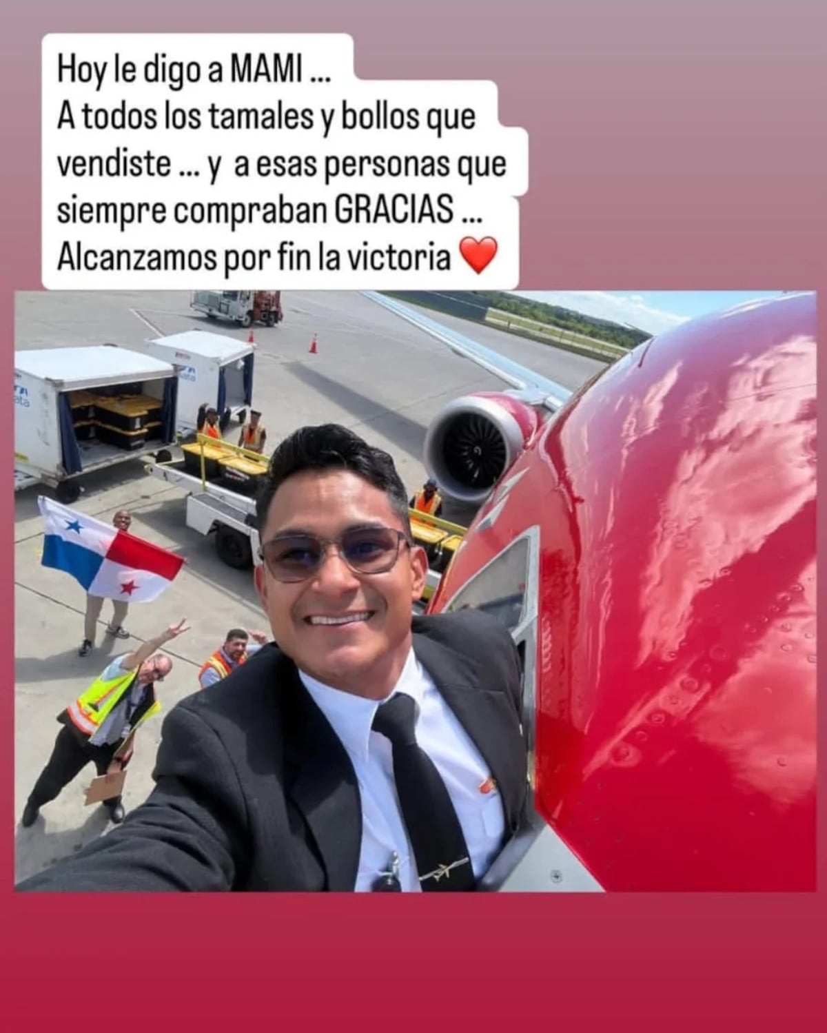 De los bollos de mamá a pilotear el avión de la Sele: Boakes Kelly llevó a Panamá rumbo al mundial