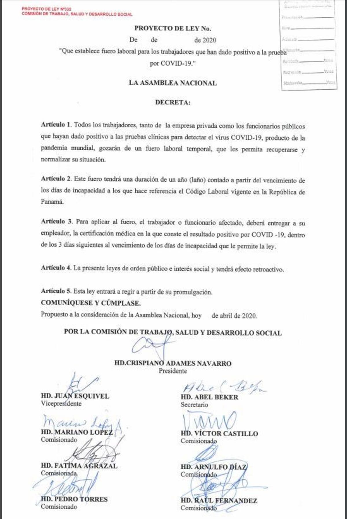 Revuelo por propuesta para que no puedan botar por un año a positivos de covid-19. Para algunos, incentiva al contagio. Proponente reacciona