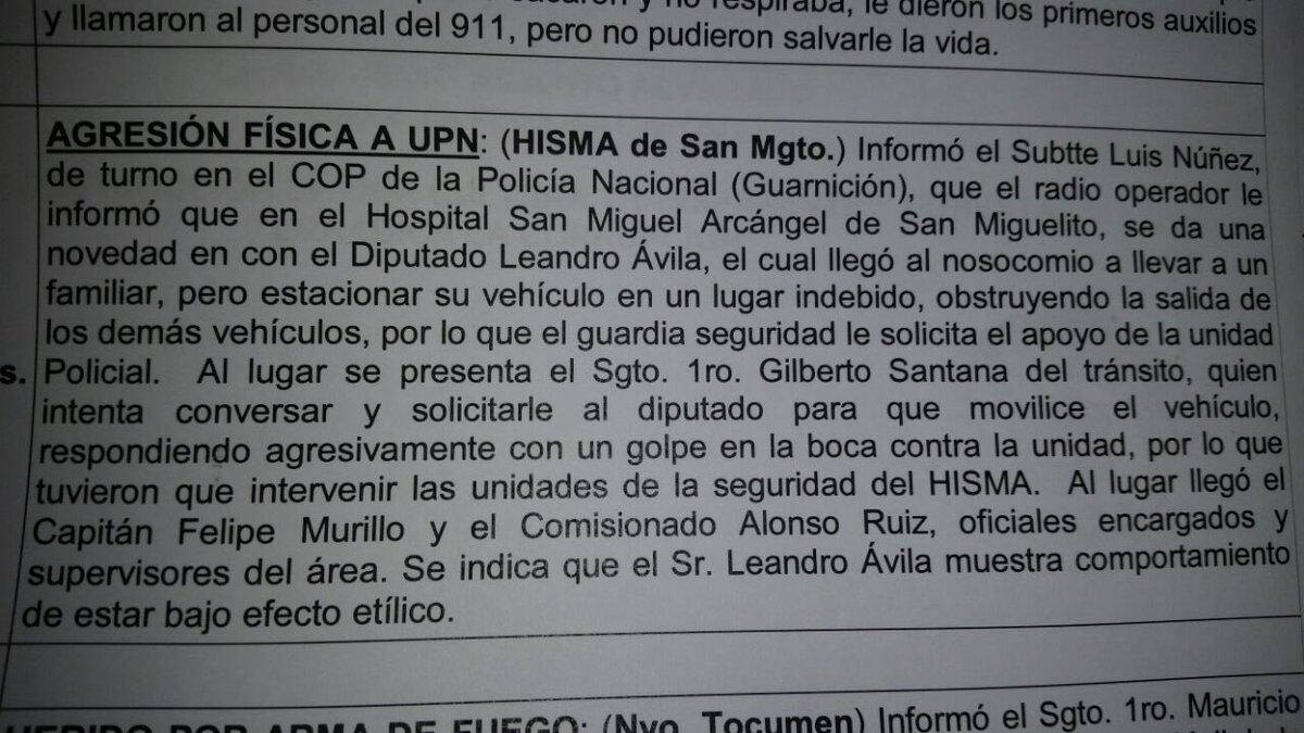  VIDEO. Diputado en supuesto estado etílico golpea a un sargento