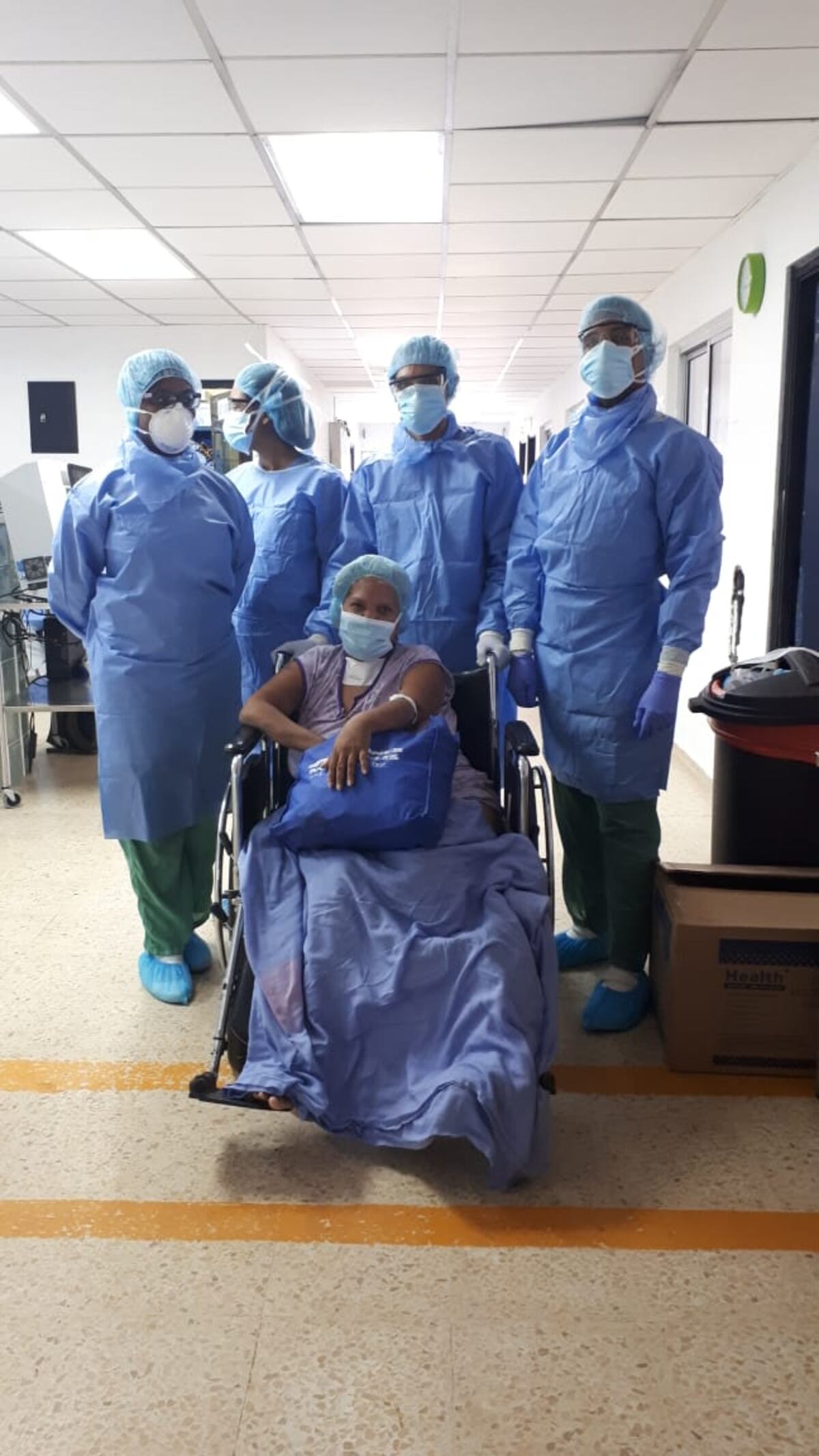 Buenas nuevas. La paciente cero con Covid-19 en Colón se recupera +Fotos