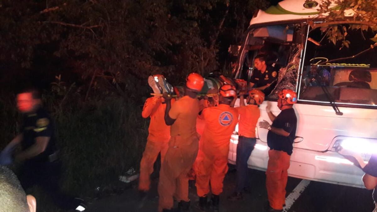 Tres personas resultaron heridas tras caída de árbol sobre bus en Loma Cová