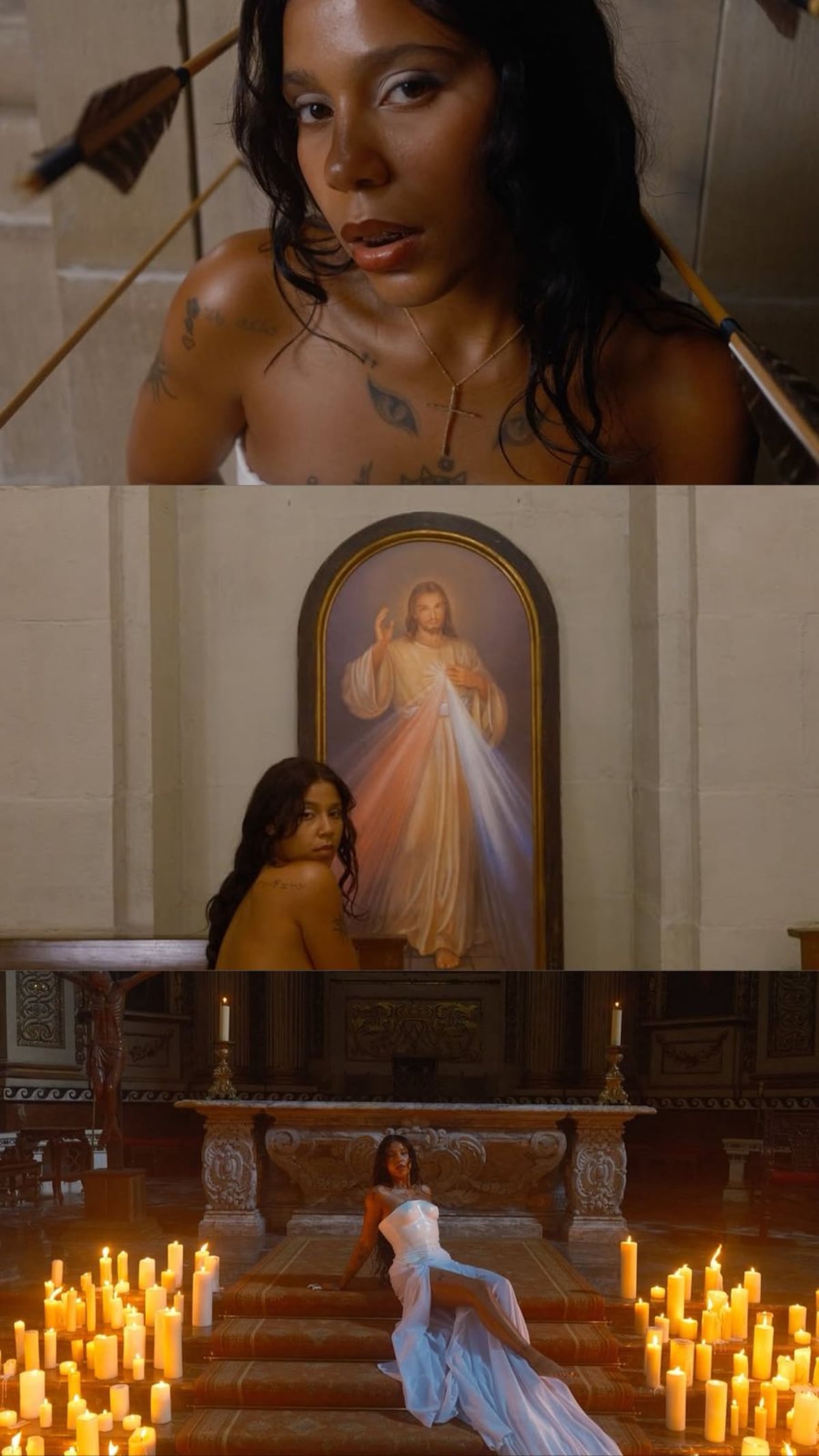 Tokischa publica fotos ‘calientes’ dentro de una iglesia en Viernes Santo