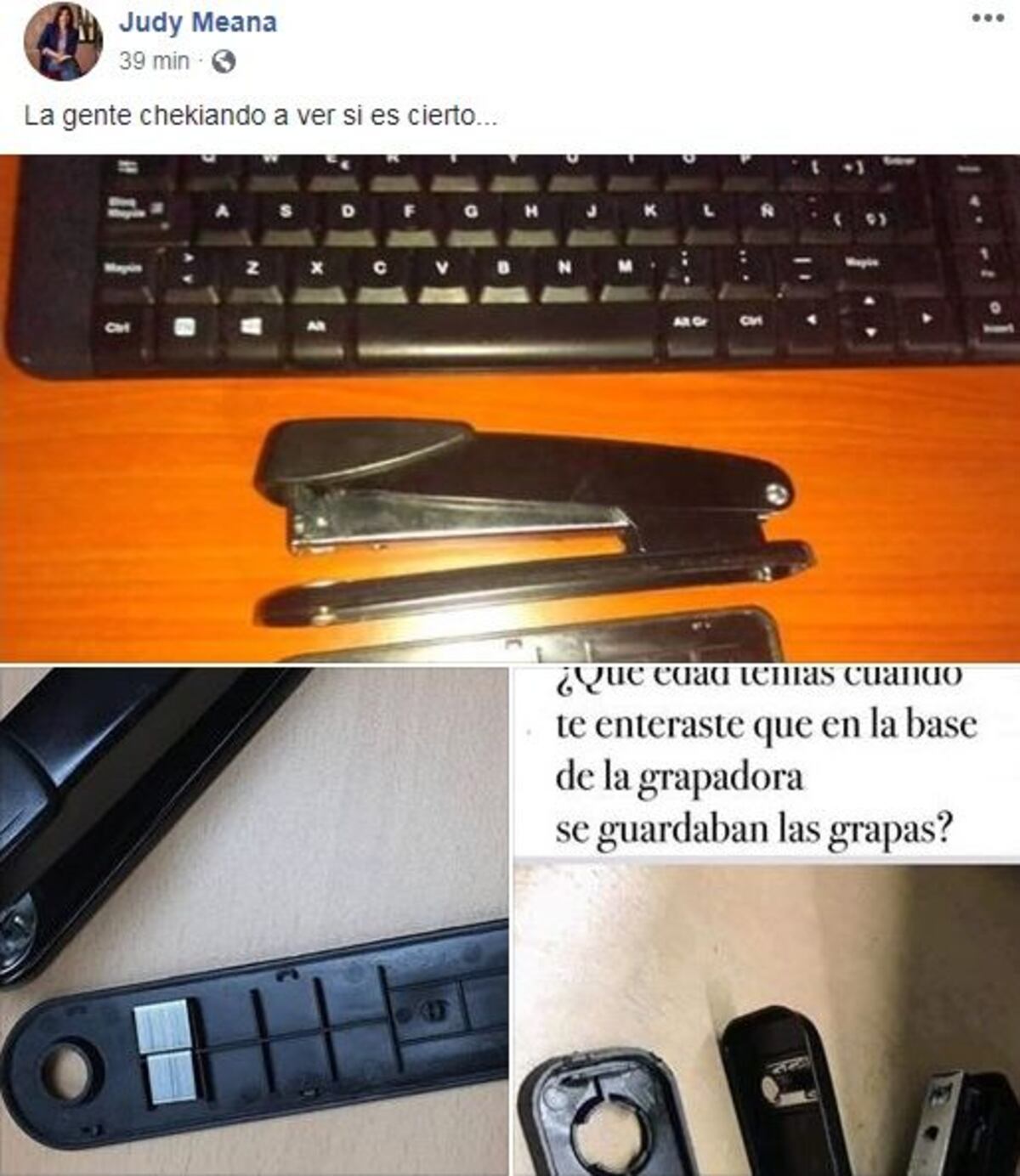 Viral. A que no sabías: Las engrapadoras tienen su guardarepuestos