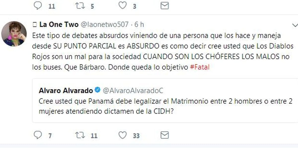 ¡SE FORMÓ! La One Two y Álvaro Alvarado se manifestan sobre matrimonio gay