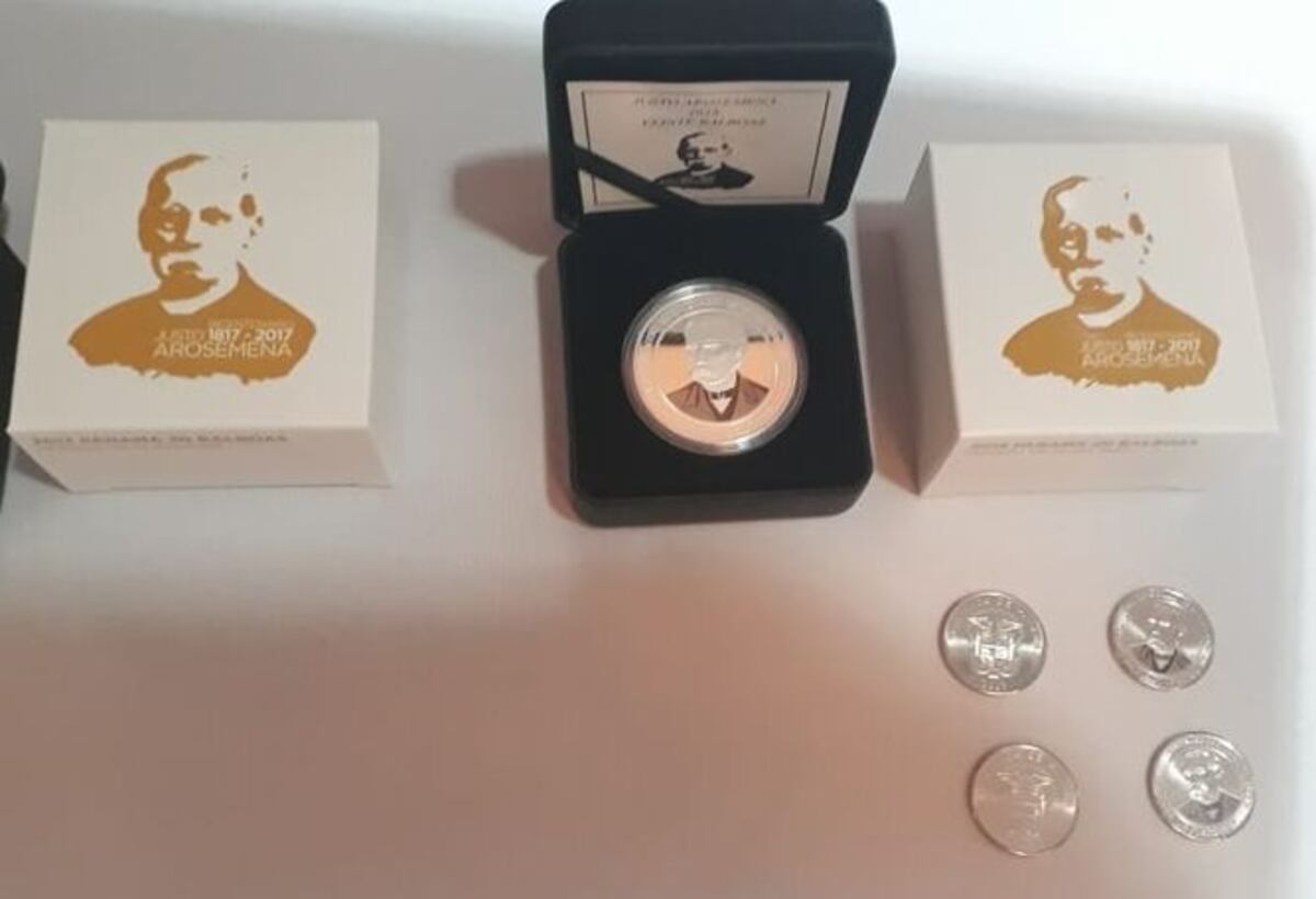 Monedas por bicentenario del Dr. Justo Arosemena comenzaron a circular este miércoles
