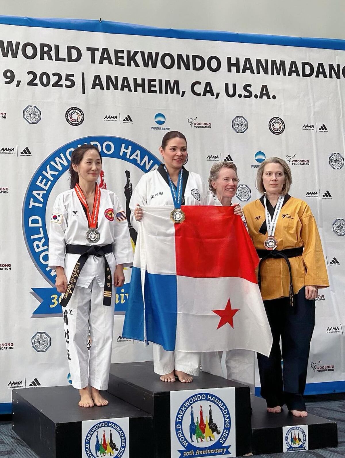 Thelma, la guerrera de oro: primera mujer panameña campeona en 3er Dan