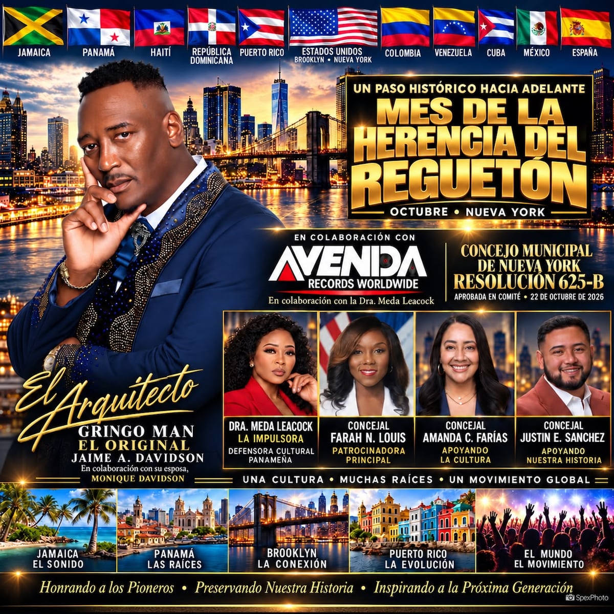 Exclusiva: ¡Aprueban declarar octubre mes del reguetón en Nueva York y reconocen las raíces panameñas en el género!