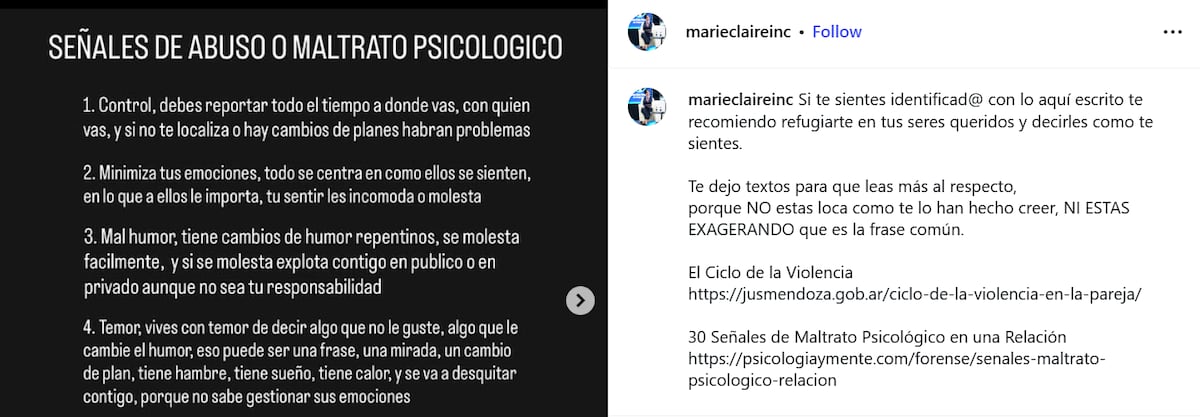 Caso de Marie Claire González trasciende fronteras: medios internacionales destacan sus publicaciones sobre presunto maltrato psicológico de su expareja