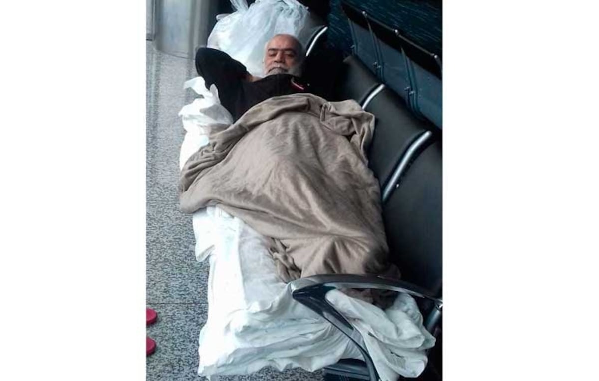 Un hombre vivió en un aeropuerto de Ecuador por más de 40 días