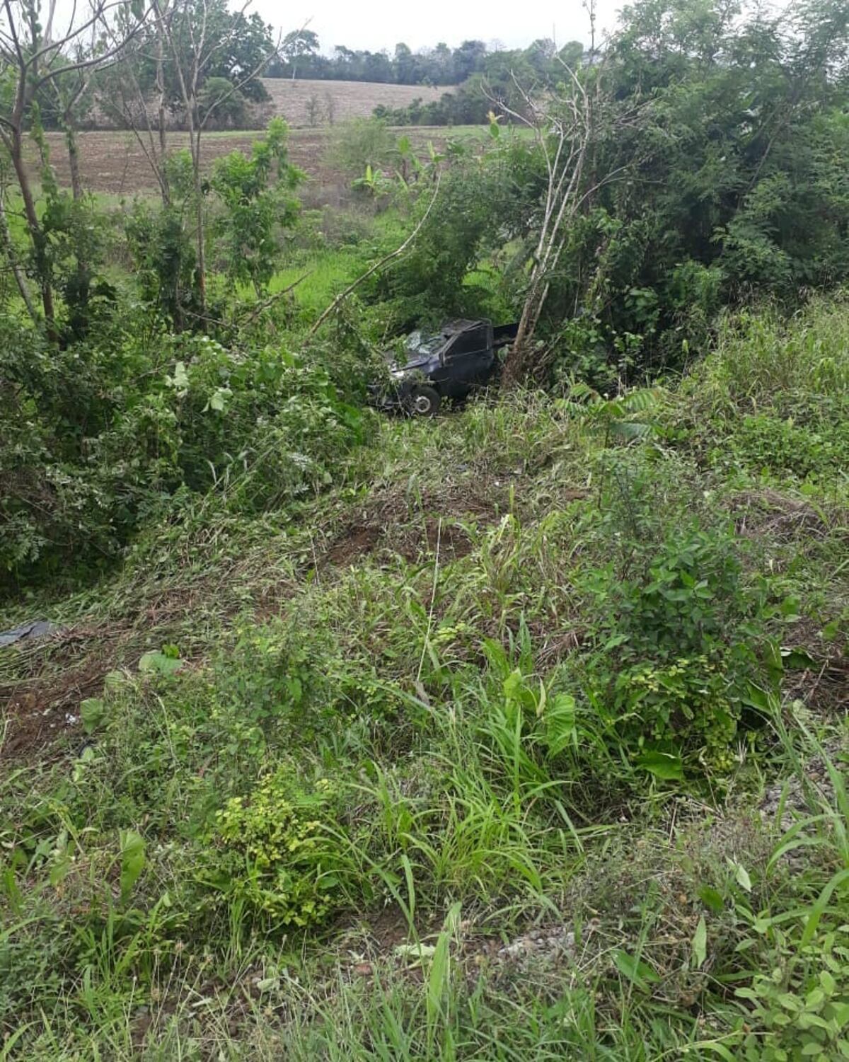 Luchan por vivir.  Menor agarró el carro de su padrastro y casi se mata en Chepo