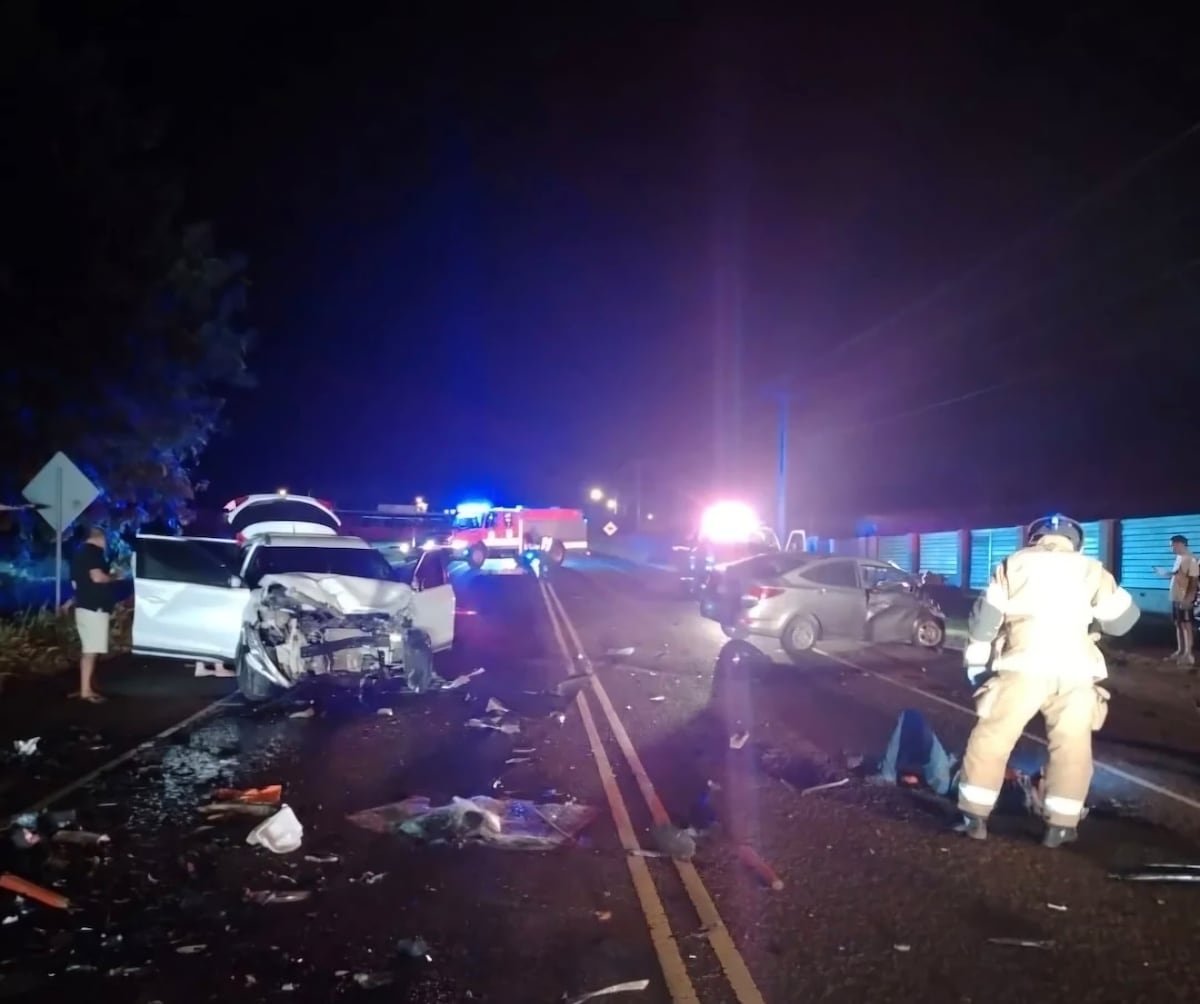 Adulto mayor arrastraba una carreta y fue embestido por dos vehículos en Guararé