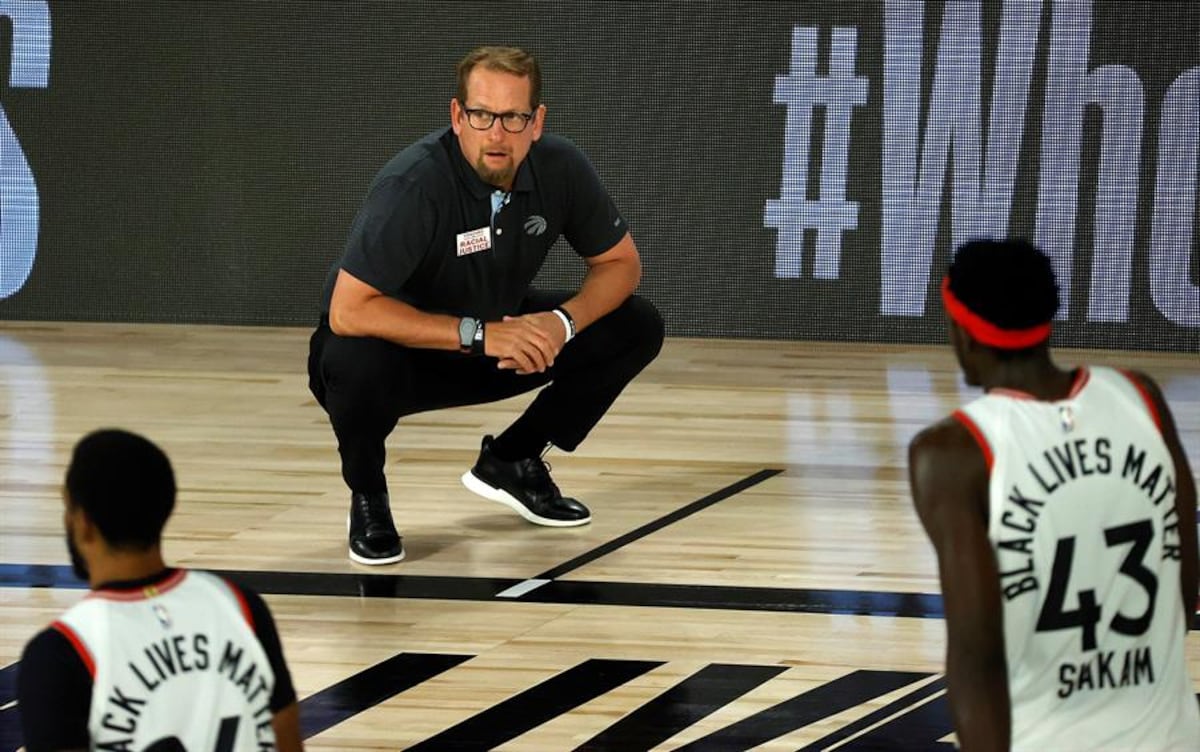Nick Nurse de los Raptors es Entrenador del Año de la NBA 